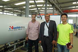 华仕达案例：埃及保温管生产线