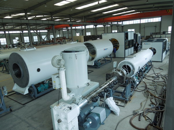 真空定径保温管生产线 被青岛市确定为两化融合示范项目