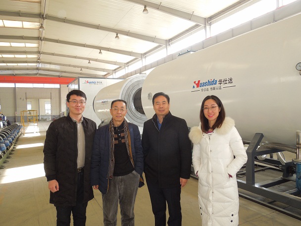 洛阳汉普陈总认为：做设备就是做人 华仕达就像做人一样做保温管生产线