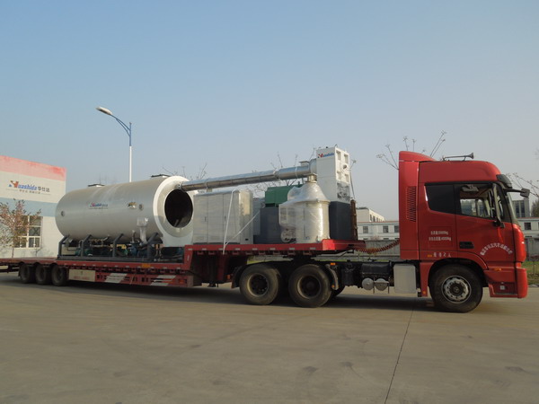 内蒙阳光能源的1680型 真空定径保温管生产线发货了