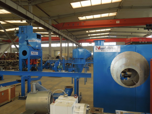 华仕达为哈萨克斯坦制造的3PE防腐喷涂设备