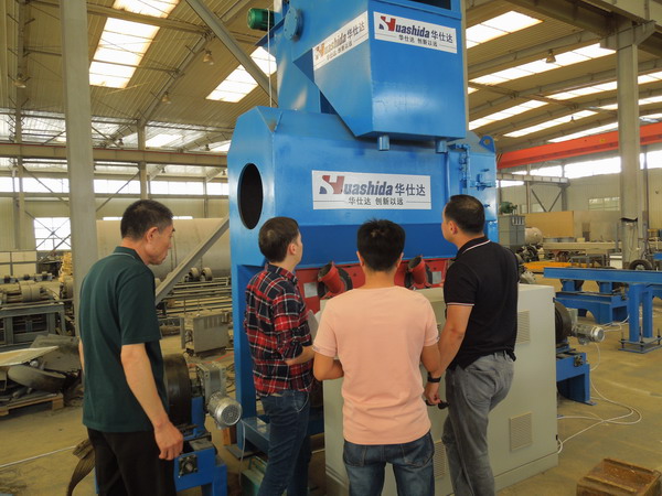 哈萨克斯坦在华仕达验收 3PE钢管防腐生产线取得理想效果