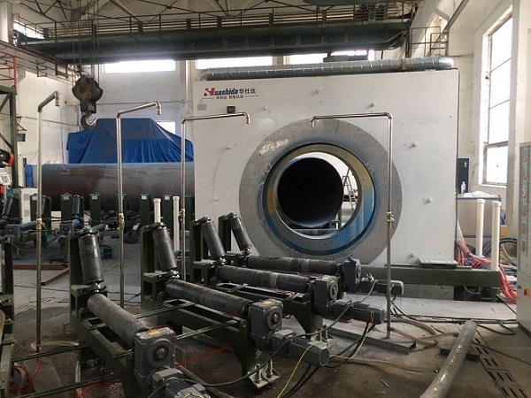 华仕达真棒！弯管喷涂缠绕防腐设备在中油建试车成功