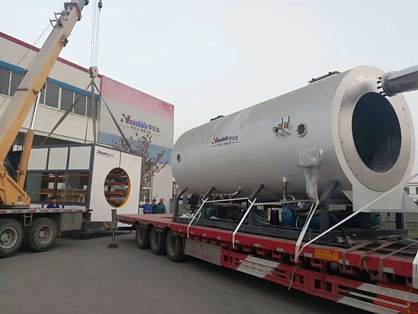 1680型保温管设备是华仕达发往德信的