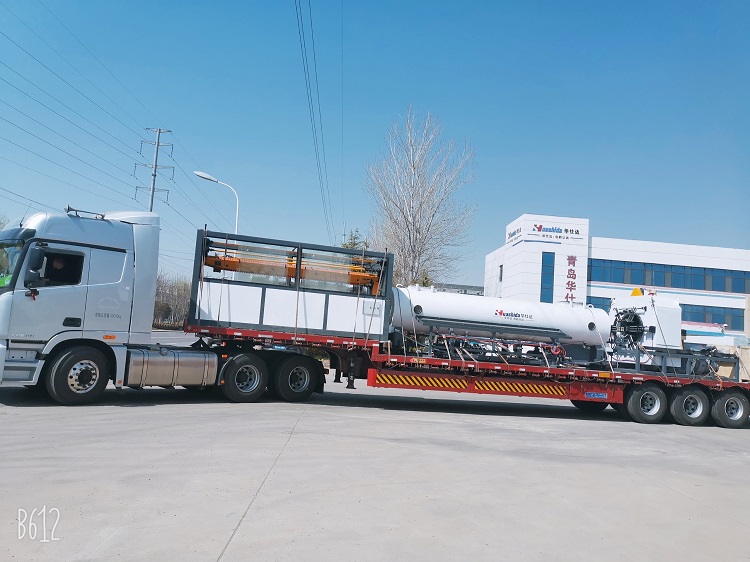 这是本周华仕达发的第二条保温管生产线