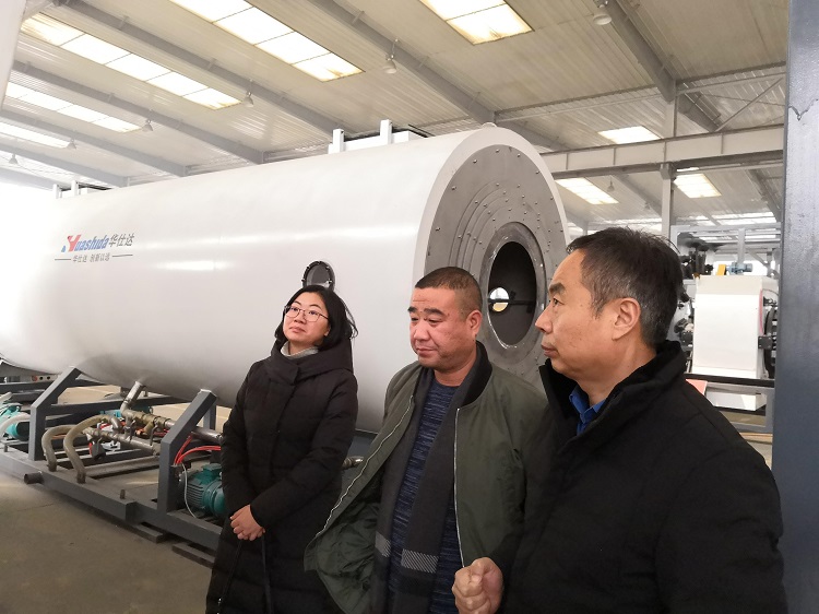 豫安张总尚禹李总幗国相聚  盛赞华仕达保温管设备