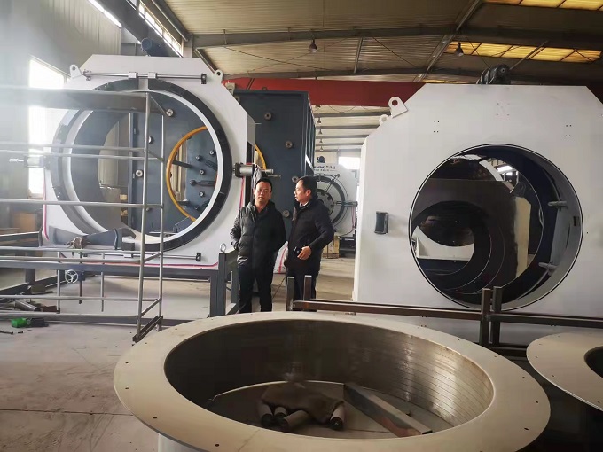 新疆客户年前订的保温管生产线华仕达即将发货