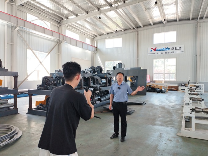 城阳区工商联采访高端塑料机械制造领军企业华仕达