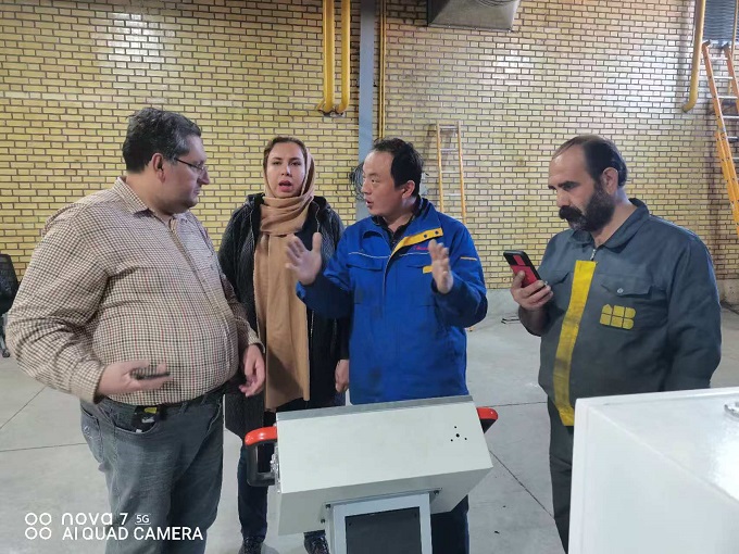 操作工艺教给你  物料配方送给你  华仕达感动伊朗热收缩带设备客户